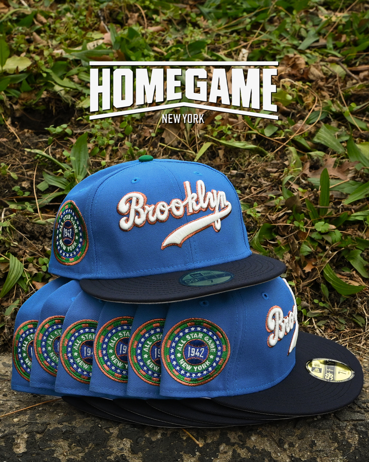 Brooklyn Dodgers 1942 All Star Game Blue Reef/Navy 59Fifty New Era