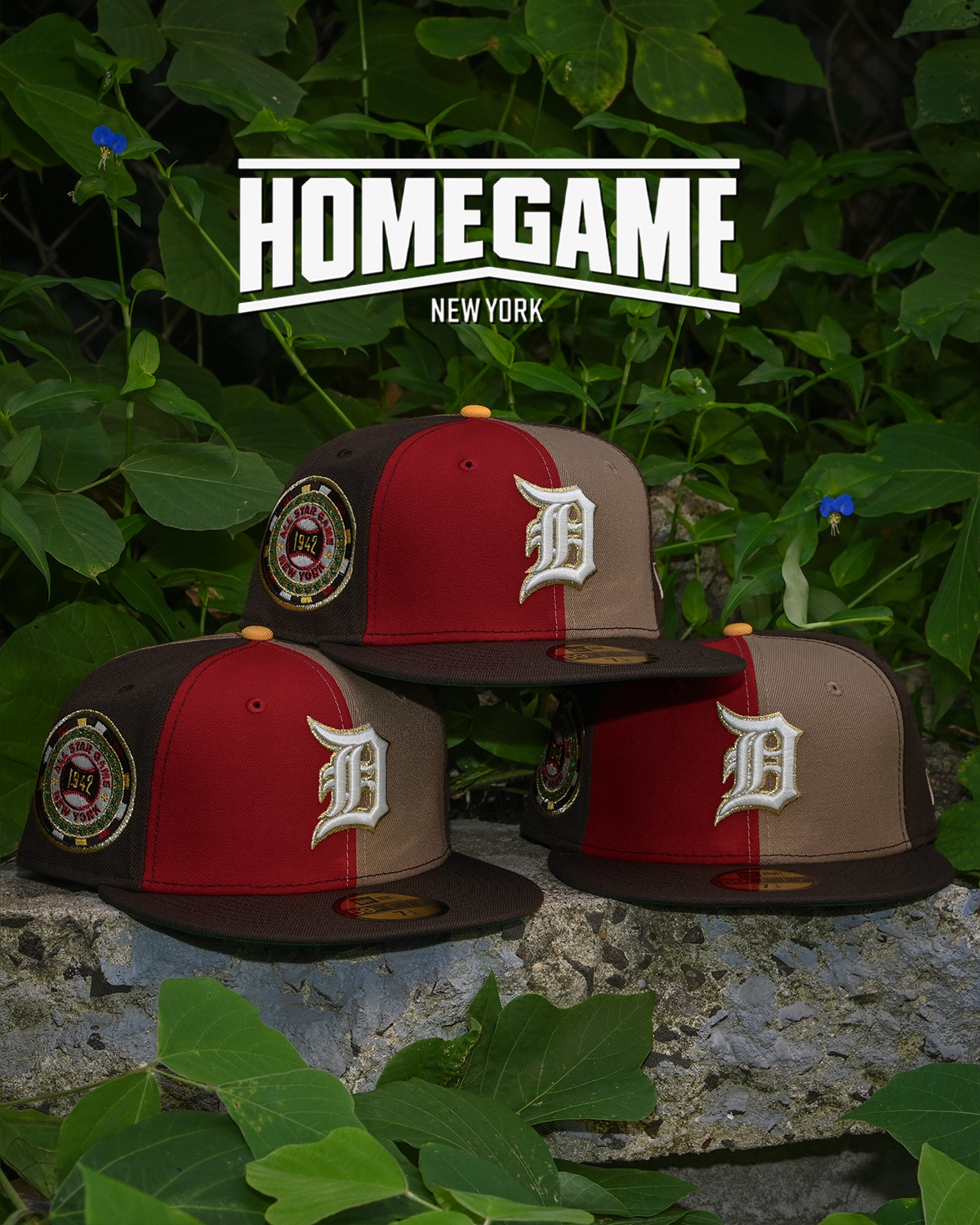 Detroit Tigers 1942 All Star Game Red/Khaki/Walnut 59Fifty New Era