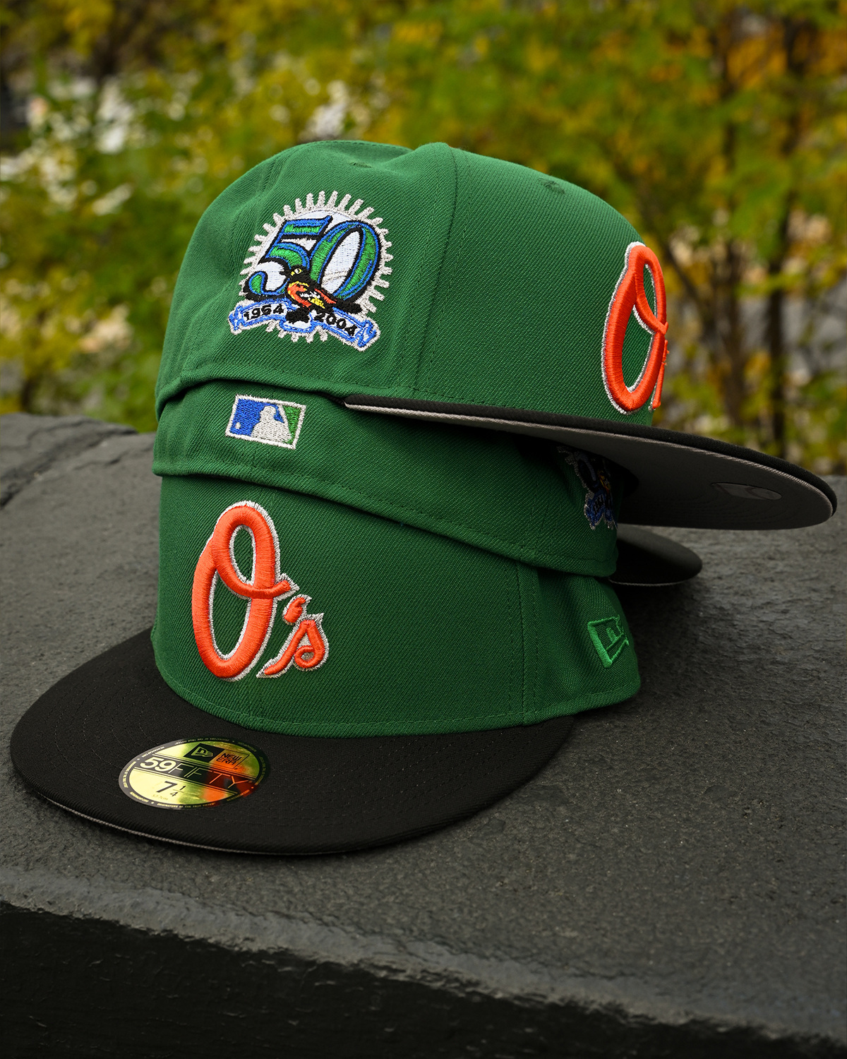 Baltimore Orioles 50th Anniversary Kelly Green/Black 59Fifty New Era