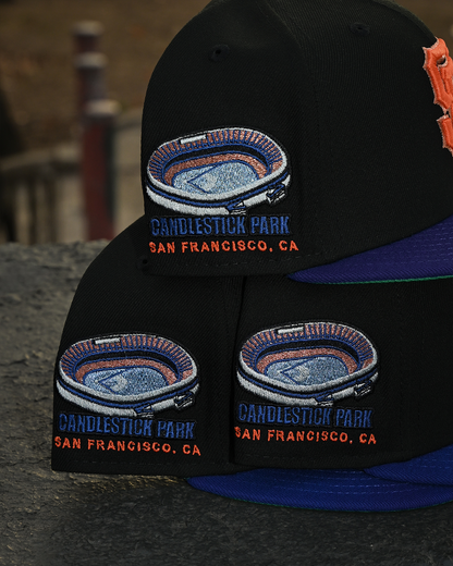 San Francisco Giants Candlestick Park Black/Dark Royal 59Fifty New Era