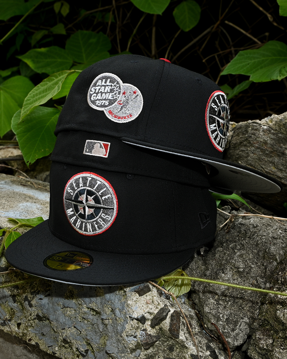 Seattle Mariners 1975 All Star Game Black 59Fifty New Era