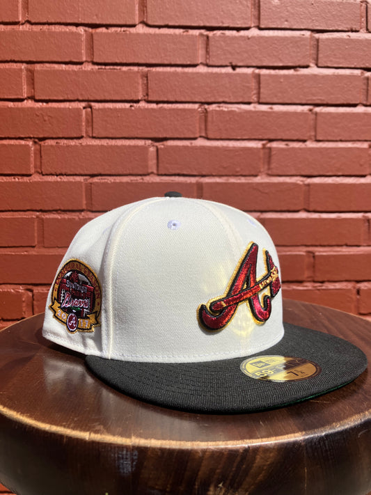 Atlanta Braves 2017 Inaugural Season Chrome White/Black 59Fifty New Era