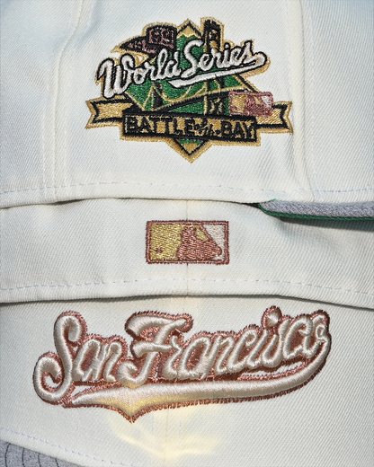 San Francisco Giants 1989 World Series Chrome White/Heather Grey 59Fifty New Era