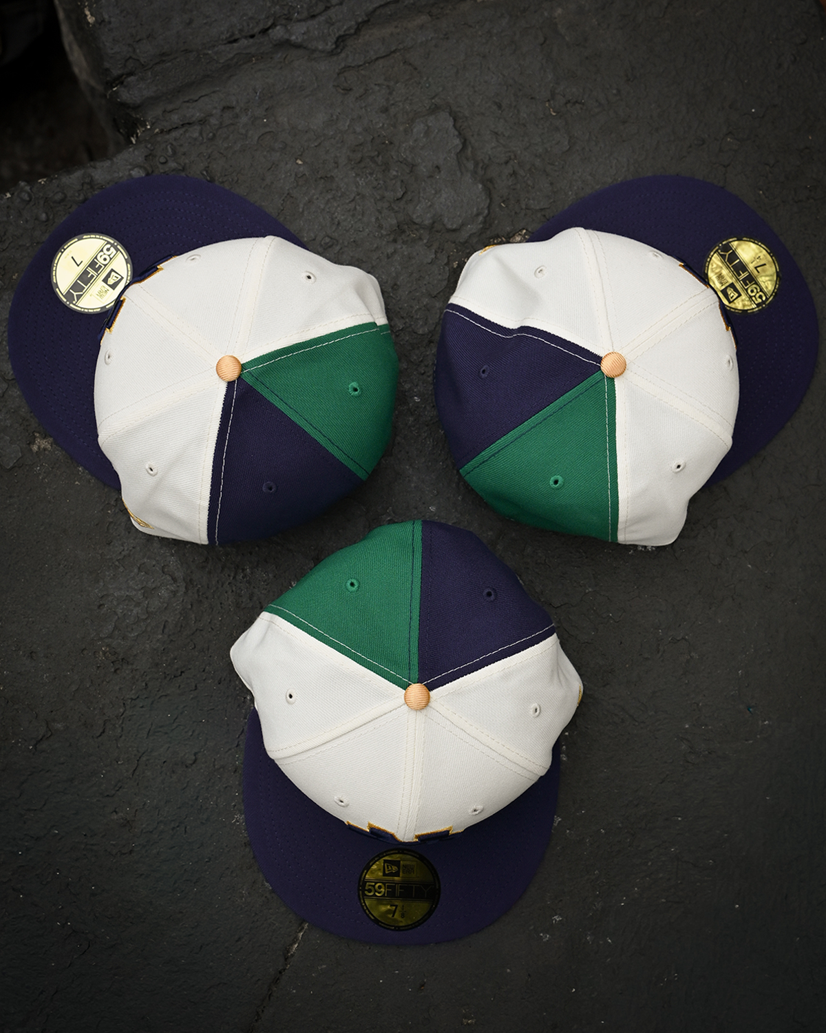 Notre Dame Fighting Irish Chrome White/Light Navy 59Fifty New Era