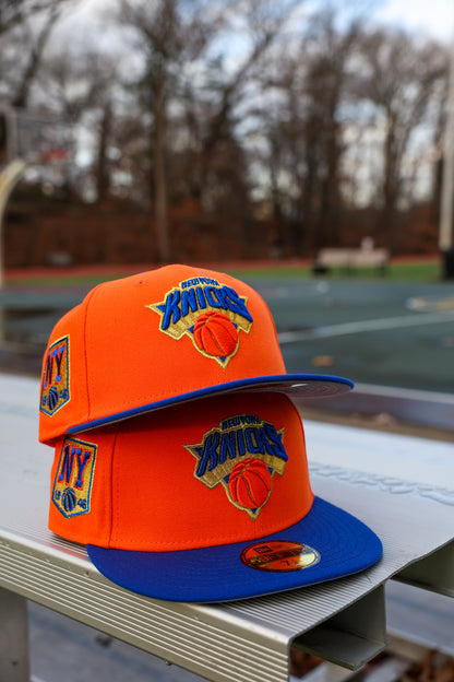 New York Knicks 1946 Rush Orange/Majestic Blue 59Fifty New Era