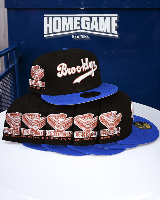 Brooklyn Dodgers Ebbets Field Black/Blue Bead 59Fifty New Era