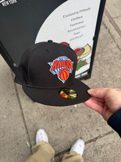 New York Knicks Plain Jain Black 59Fifty New Era
