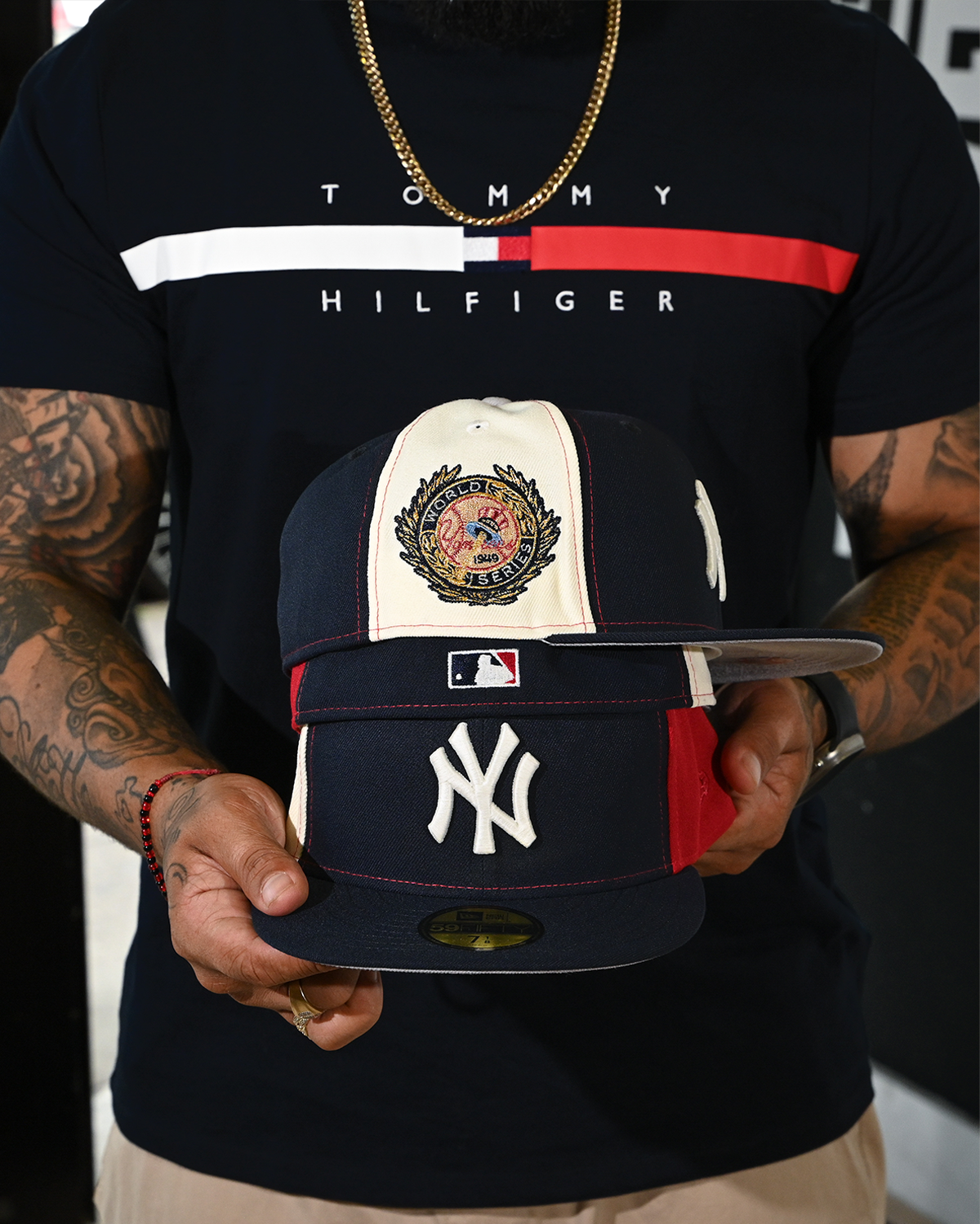 New York Yankees 1949 World Series Navy/Scarlet/Chrome White 59Fifty New Era