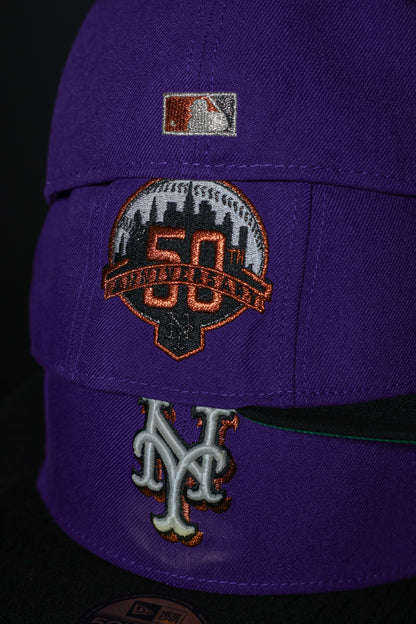 New York Mets 50th Anniversary True Purple/Black 59Fifty New Era