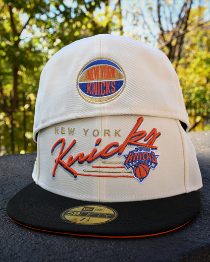 New York Knicks 2025 2026 NBA Champion Chrome White/Black 59Fifty New Era