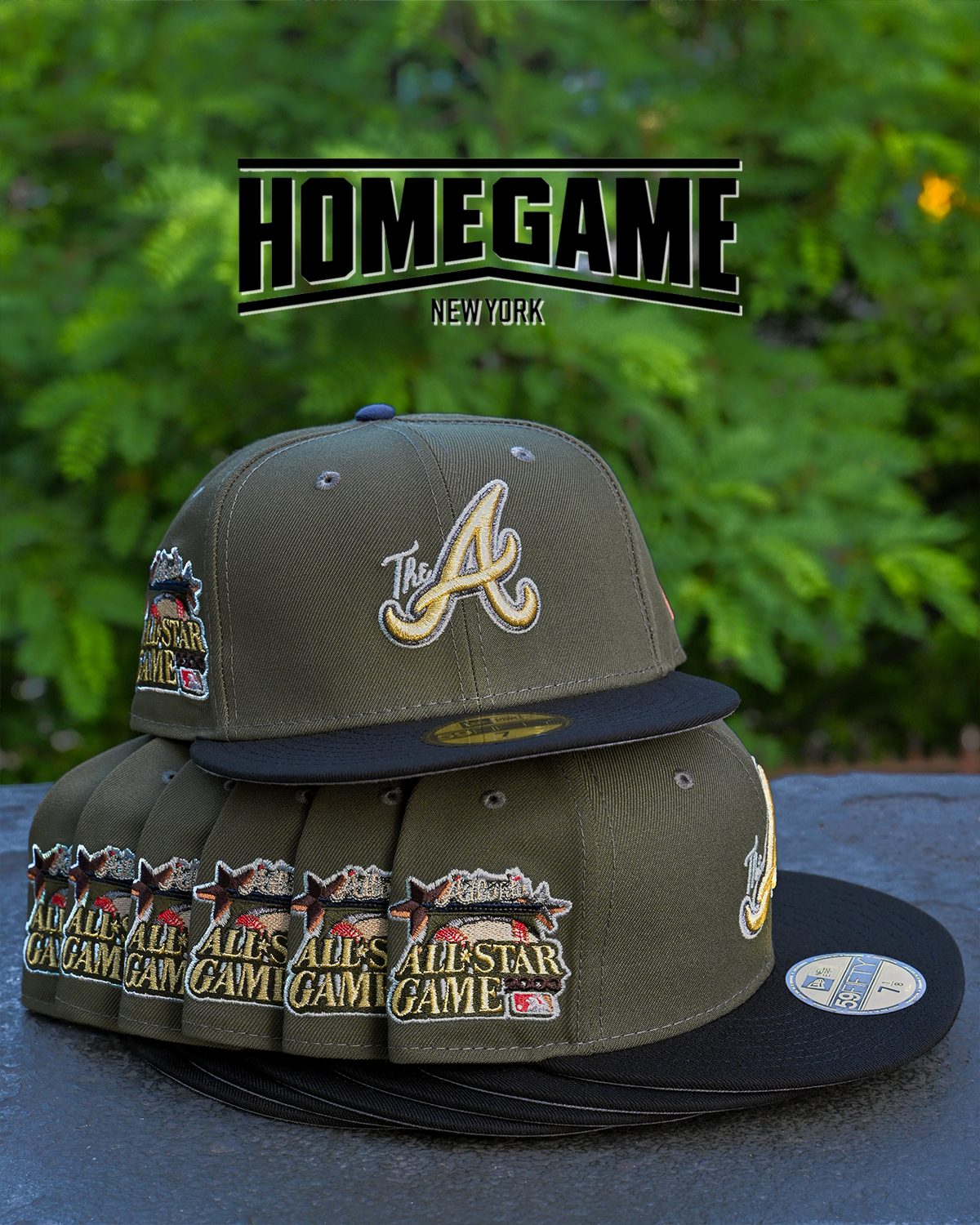 PRE-ORDER Atlanta Braves 2000 All Star Game Olive/Black 59Fifty New Era
