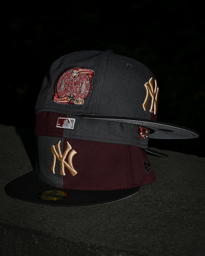 New York Yankees 2000 Subway Series Maroon/Graphite Grey/Black 59Fifty New Era