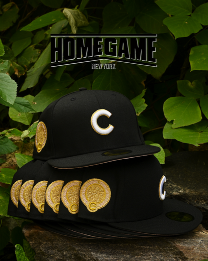 Chicago Cubs Wrigley Field Black 59Fifty New Era