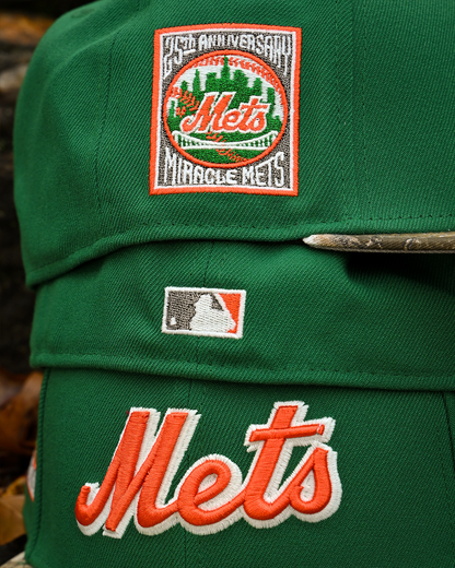 New York Mets 25th Anniversary Kelly Green/Tree Camo 59Fifty New Era