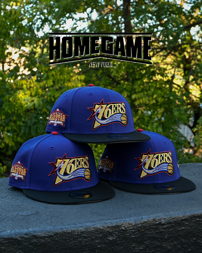 Philadelphia 76ers NBA 2005 Denver All Star Royal/Black 2005  59Fifty New Era
