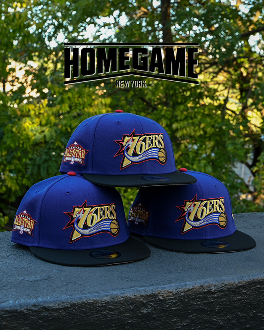 Philadelphia 76ers NBA 2005 Denver All Star Royal/Black 2005  59Fifty New Era