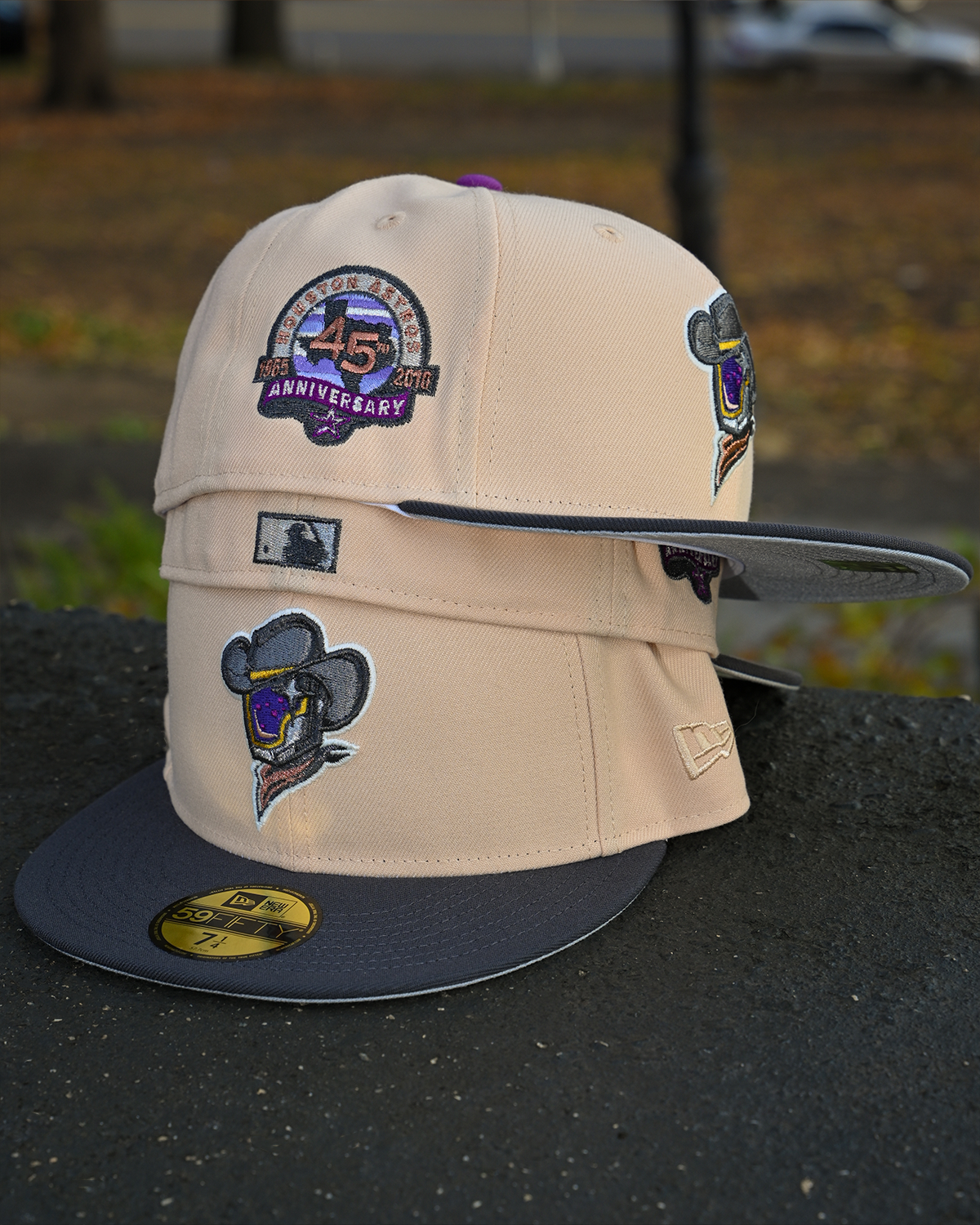 Sugar Land Space Cowboys 45th Anniversary Mango Mocha/Dark Graphite 59Fifty New Era