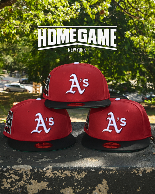 Oakland Athletics Ricky Henderson Field Front Door Red/Black 59Fifty New Era