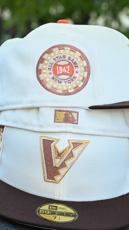 Arizona Diamondbacks 1942 All Star Game Chrome White/Walnut 59Fifty New Era