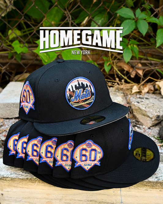 New York Mets 60th Anniversary Black 59Fifty New Era