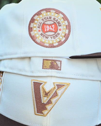 Arizona Diamondbacks 1942 All Star Game Chrome White/Walnut 59Fifty New Era