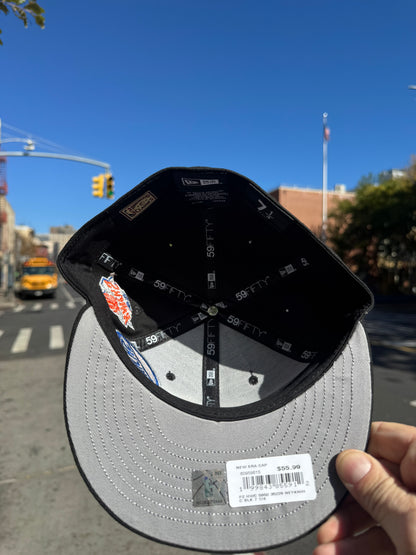New York Knicks Multi Patch Black 59Fifty New Era