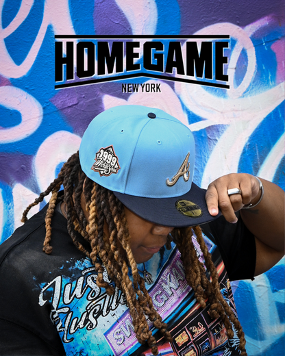 Atlanta Braves 1999 World Series Sky Blue/Navy 59Fifty New Era