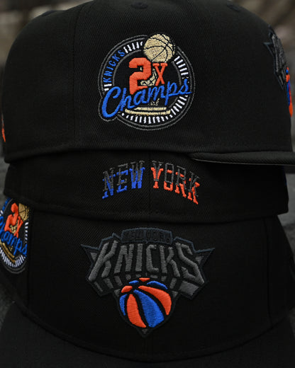 PRE-ORDER New York Knicks 2x Champ Black 59Fifty New Era