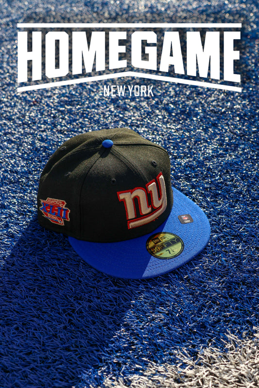 New York Giants Super Bowl XL II Black/Royal 59Fifty New Era