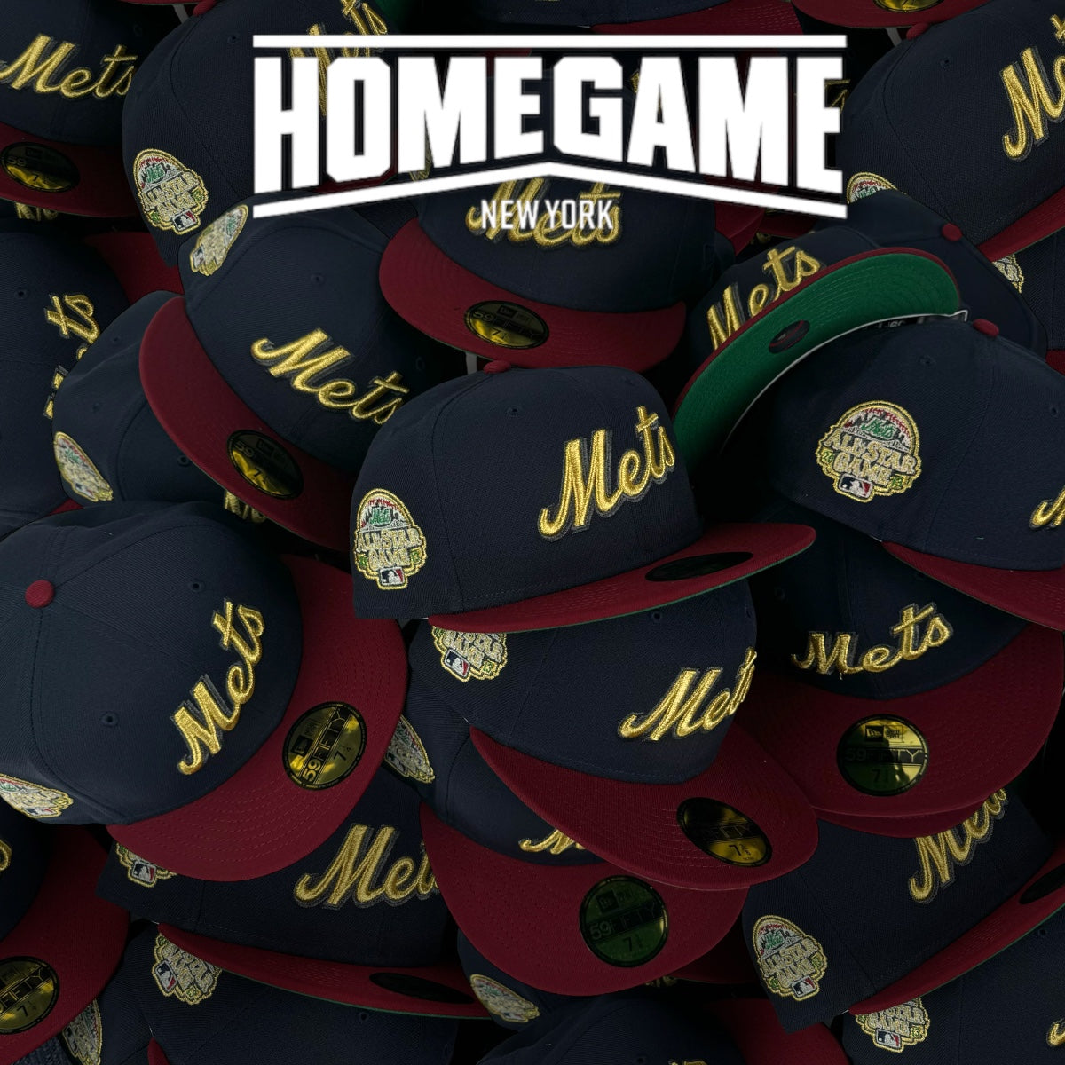 New York Mets All Star Game 2013 Navy/Burgundy 59Fifty New Era