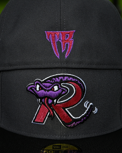 Wisconsin Timber Rattlers Dark Graphite/Black 59Fifty New Era