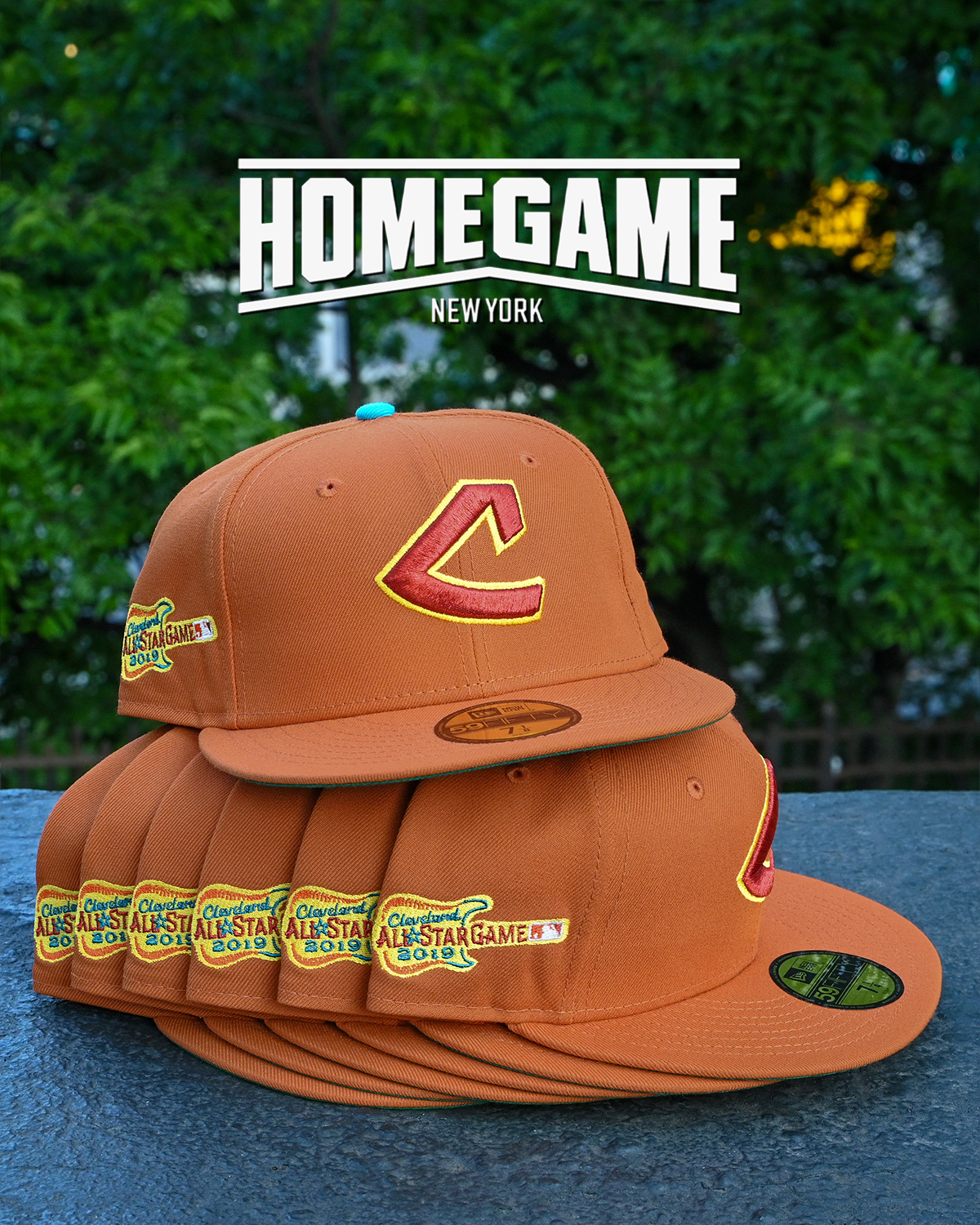 Cleveland Indians 2019 All Star Game Flight Orange 59Fifty New Era
