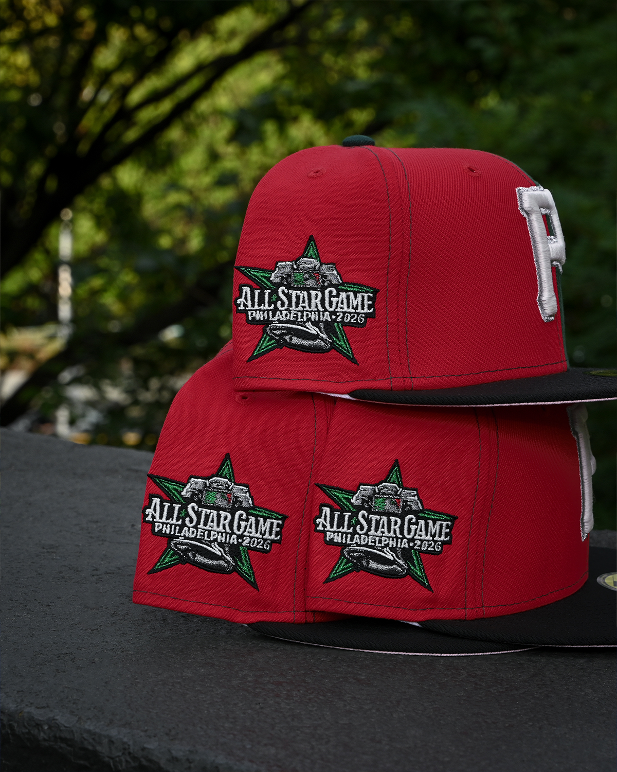 Pittsburgh Pirates 2026 All Star Game Scarlet/Dark Green/Black 59Fifty New Era