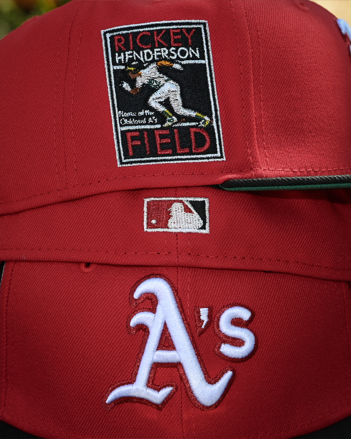 Oakland Athletics Ricky Henderson Field Front Door Red/Black 59Fifty New Era