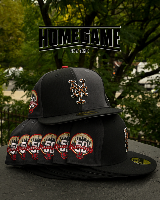 New York Mets 50th Anniversary Black/Graphite Grey 59Fifty New Era