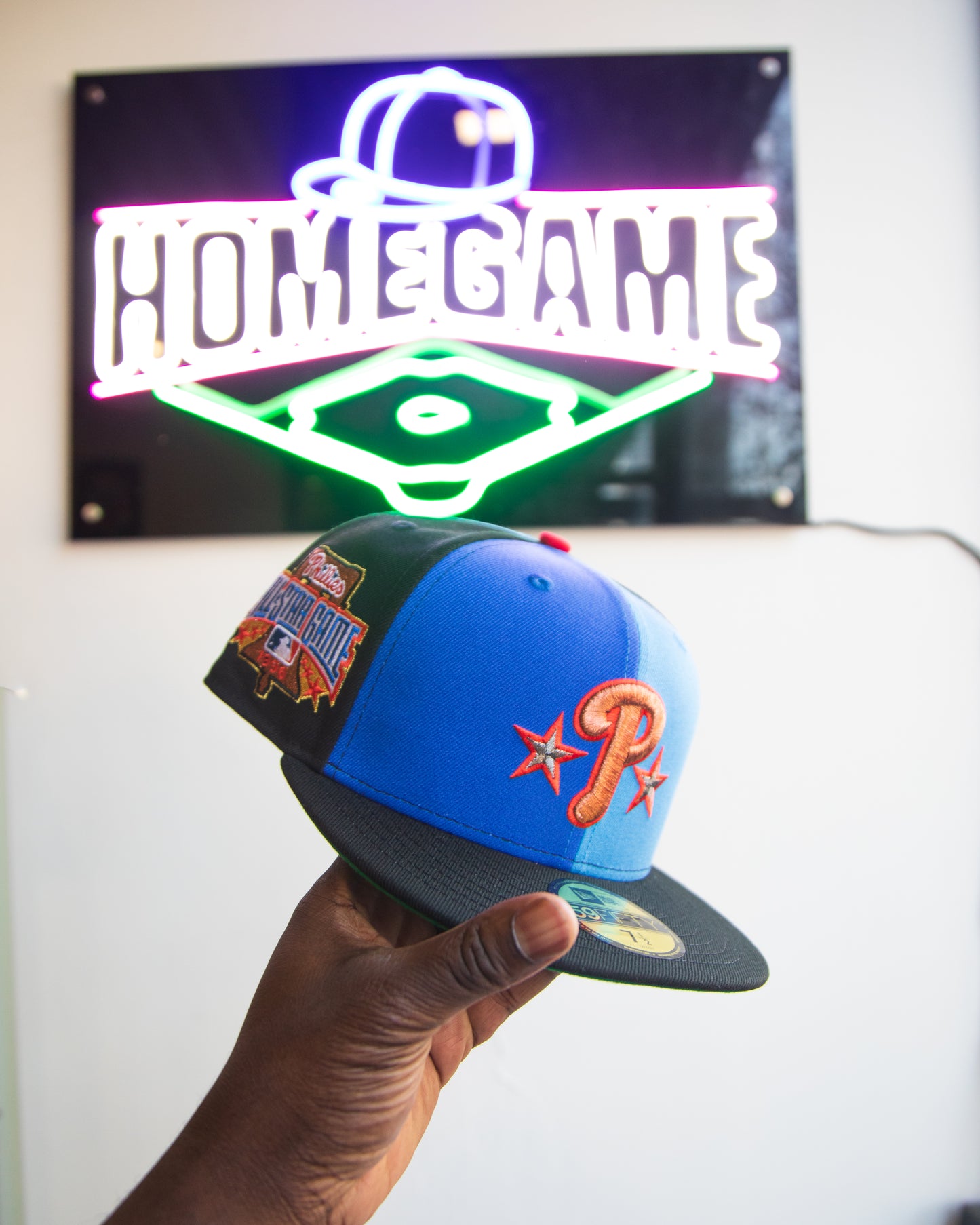 Philadelphia Phillies 1996 All Star Game Black/Blue Bleed/Blue Reef 59Fifty New Era