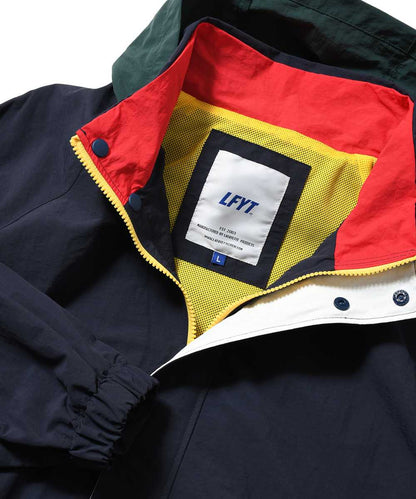 LFYT Colorblock Windbreaker Navy