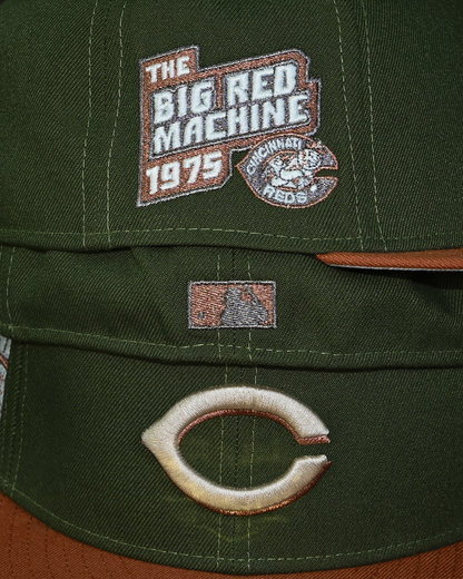 Cincinnati Reds 1975 The Big Red Machine Olive/Rust Orange 59Fifty New Era