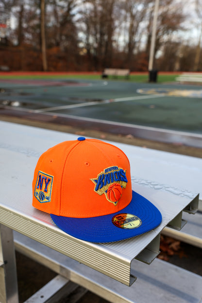 New York Knicks 1946 Rush Orange/Majestic Blue 59Fifty New Era