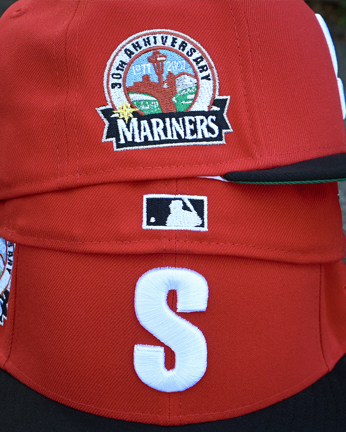 Seattle Mariners 30th Anniversary Front Door Red/Black 59Fifty New Era