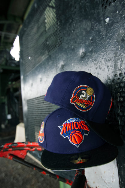 New York Knicks 2X Champs Light Navy/Black 59Fifty New Era