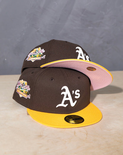 PRE-ORDER Oakland Athletic Battle of the Bay Brown/A Gold 59Fifty New Era