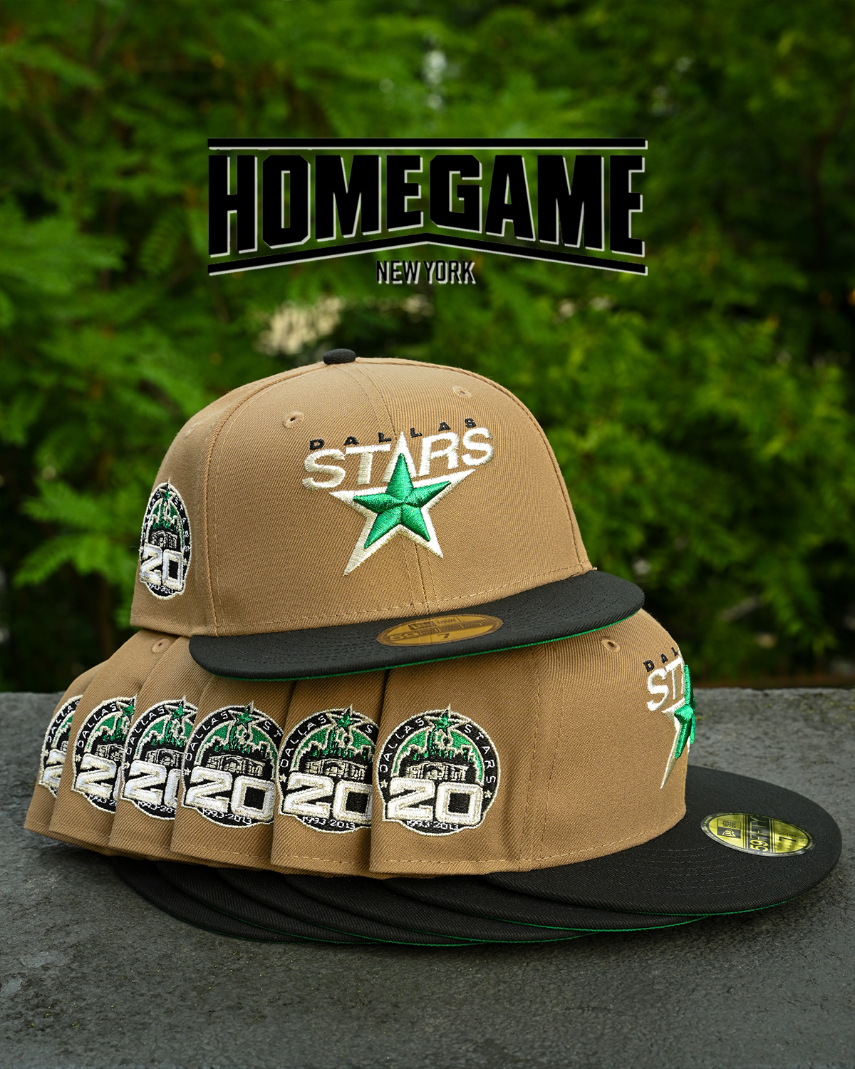 Dallas Stars 20th Anniversary Khaki/Black 59Fifty New Era