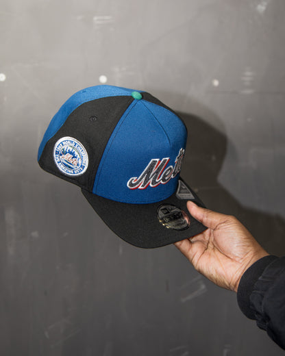 New York Mets 1969 World Champions Royal/Black 9Fifty A-Frame Snapback New Era