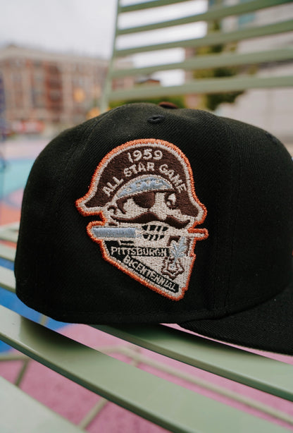 Pittsburgh Pirates 1959 All Star Game Black 59Fifty New Era