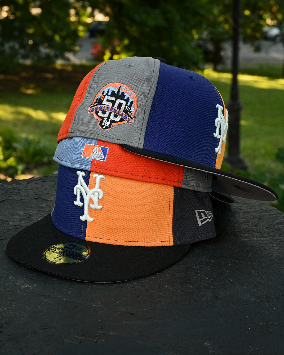 New York Mets 50th Anniversary Multi/Black 59Fifty New Era