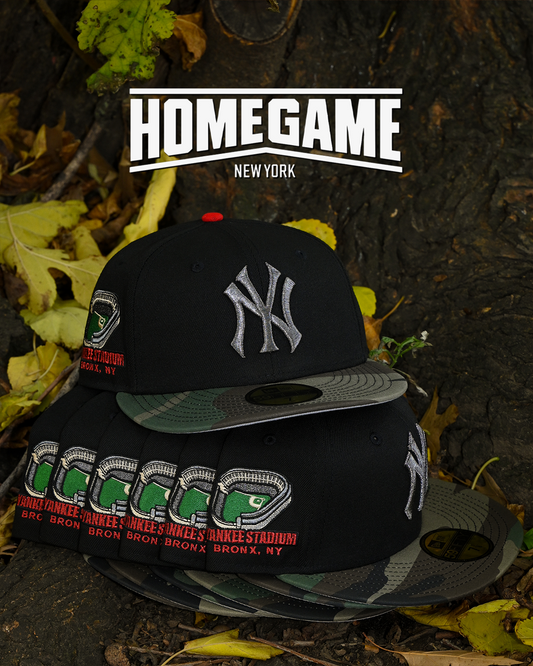 New York Yankees Yankee Stadium Black/Woodland Camo 59Fifty New Era