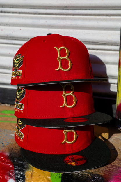 Brooklyn Dodgers Ebbets Field Scarlet/Black 59Fifty New Era