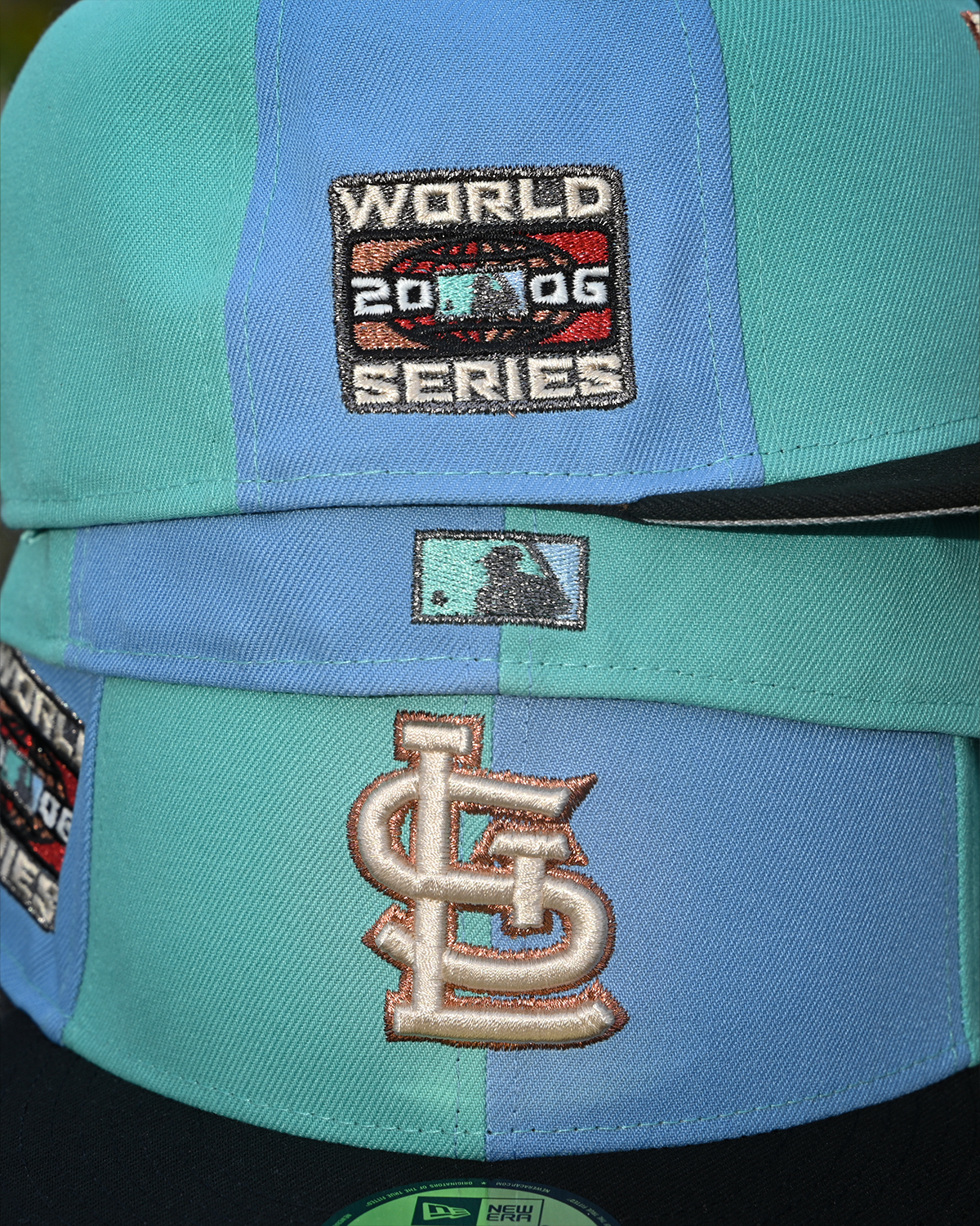 St. Louis Cardinals 2006 World Series Light Blue/Turquoise/Black 59Fifty New Era