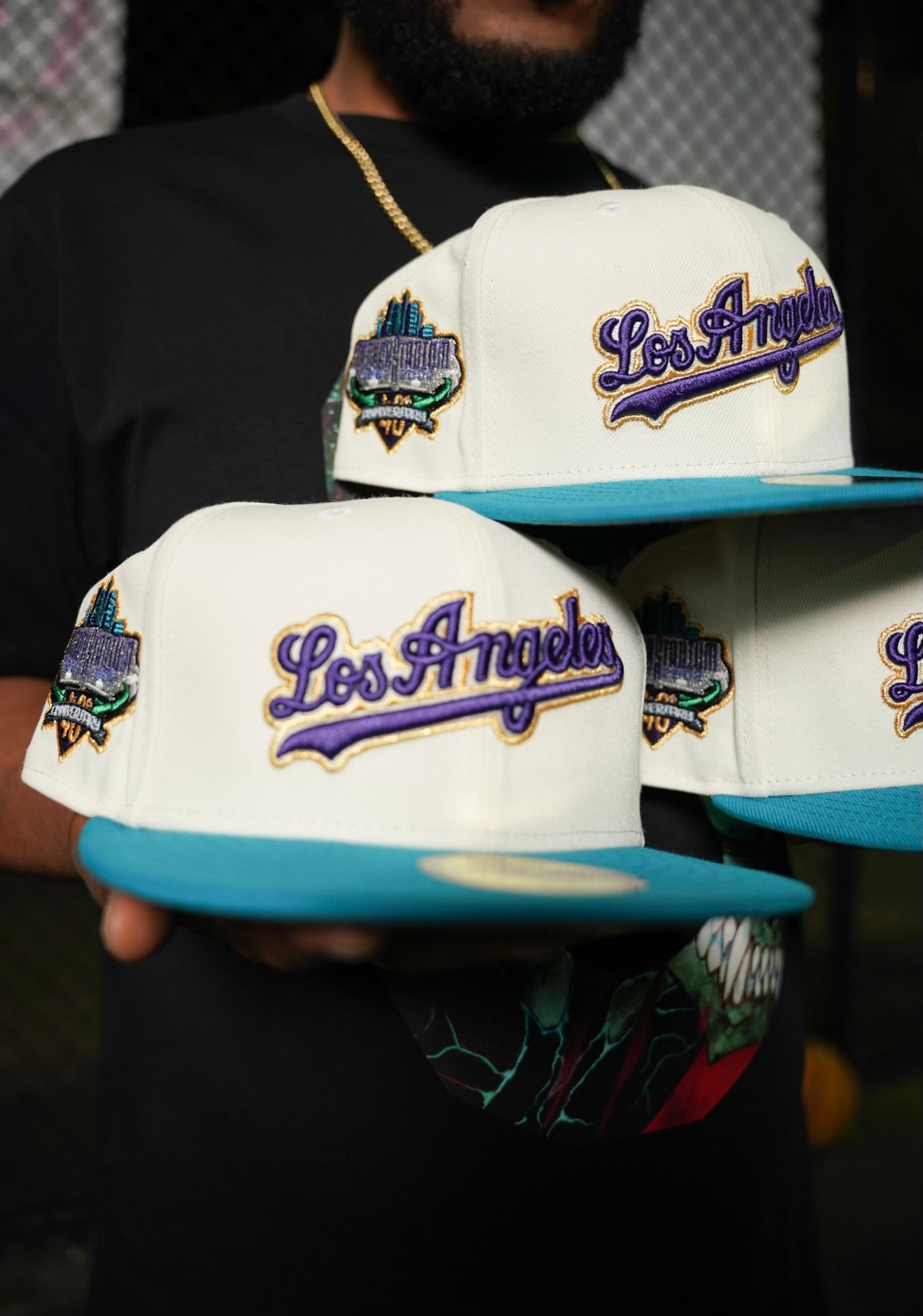 Los Angeles Dodgers 40th Anniversary Chrome White/Titlewave 59Fifty New Era